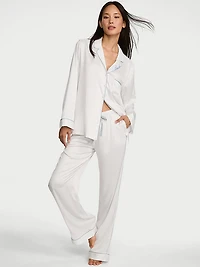 Signature Satin Long Pajama Set