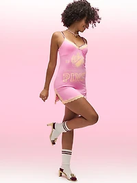 GRWPINK™ Modal Lace-Trim Slip Dress