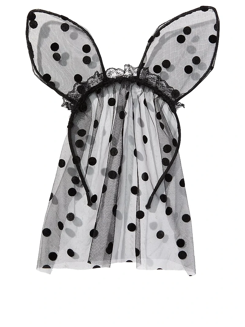 Bunny Ear Veil Headband