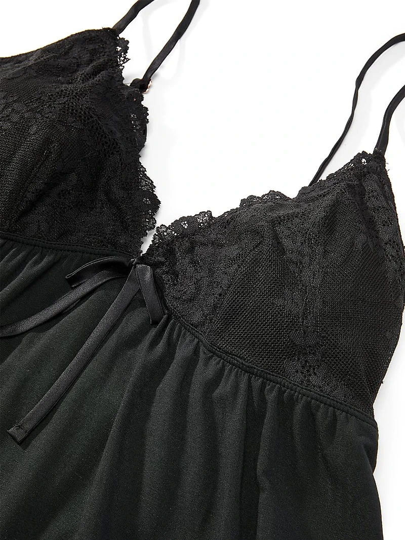 SoSoft™ Modal Lace-Trim Cami & Pants Set