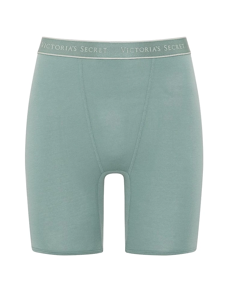 Exploded Logo Cotton High-Waist Boxer Brief