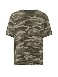 Campus Cotton™ V-Stitch Crewneck Boxy Tee