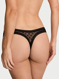 Lace Keyhole Ultra-Mini Scoop Thong Panty