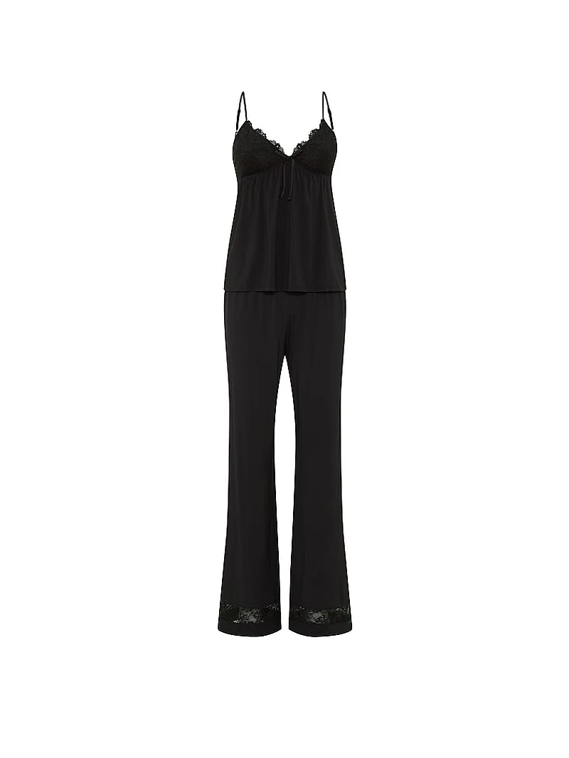SoSoft™ Modal Lace-Trim Cami & Pants Set