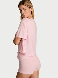 Luxe Knit Tee & Short Set