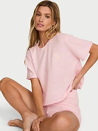 Luxe Knit Tee & Short Set