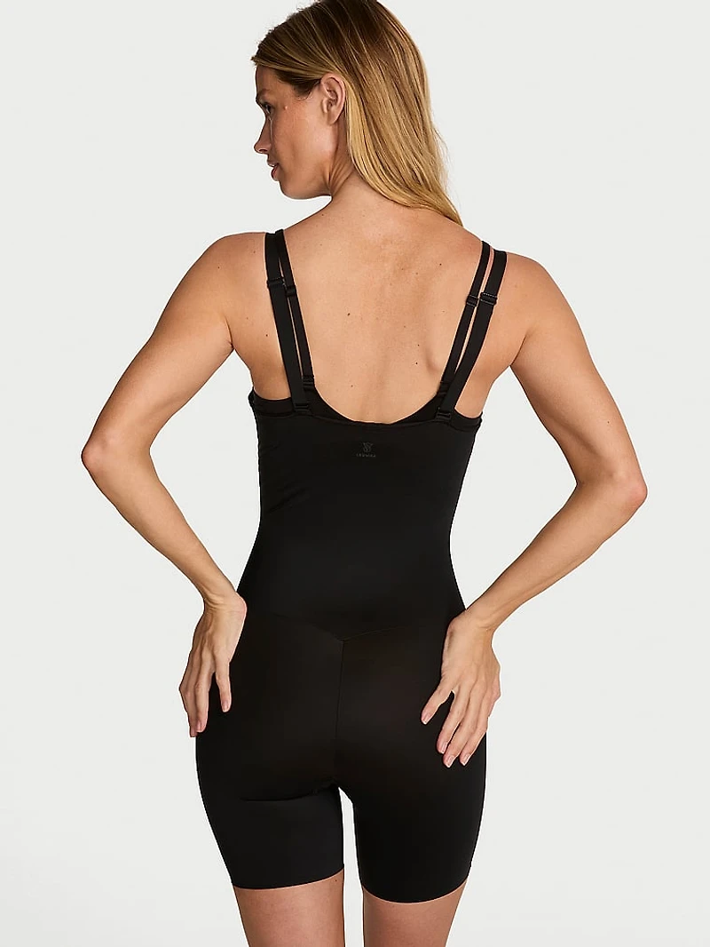 Open-Bust Mid-Thigh Sculpting Bodysuit