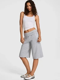 All-Day Cotton™ Foldover Long Shorts