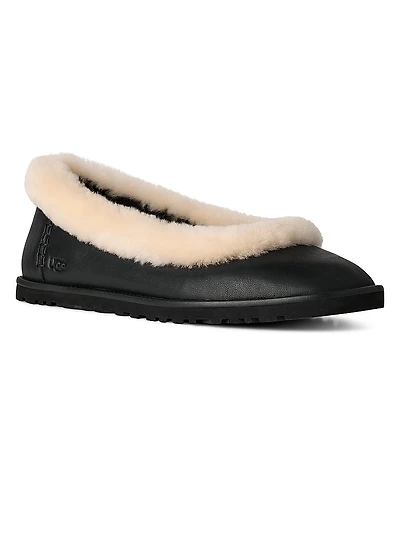 Zora Leather Ballet Flats