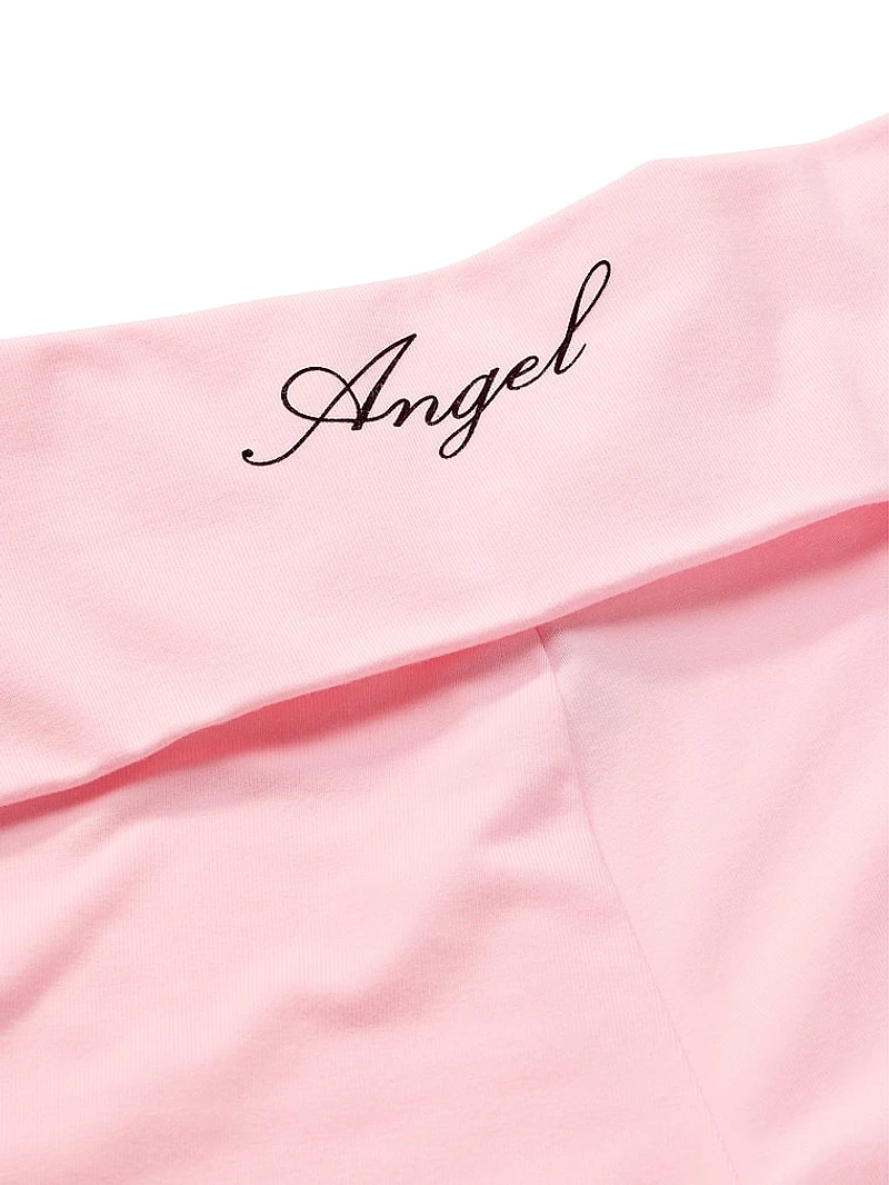 Cotton Foldover Flare Legging