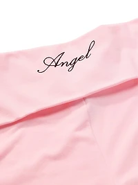 Cotton Foldover Flare Legging