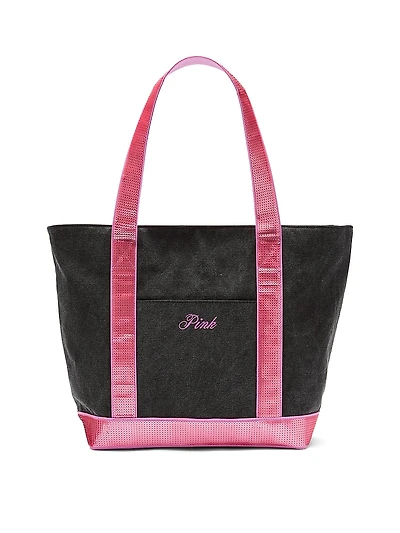 Sequin Canvas Tote Bag