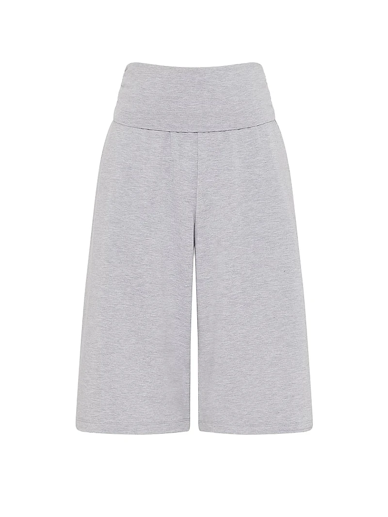 All-Day Cotton™ Foldover Long Shorts