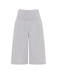 All-Day Cotton™ Foldover Long Shorts