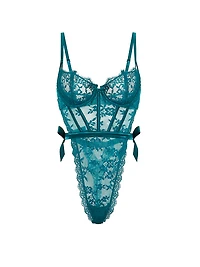 Wicked Unlined Lace Teddy