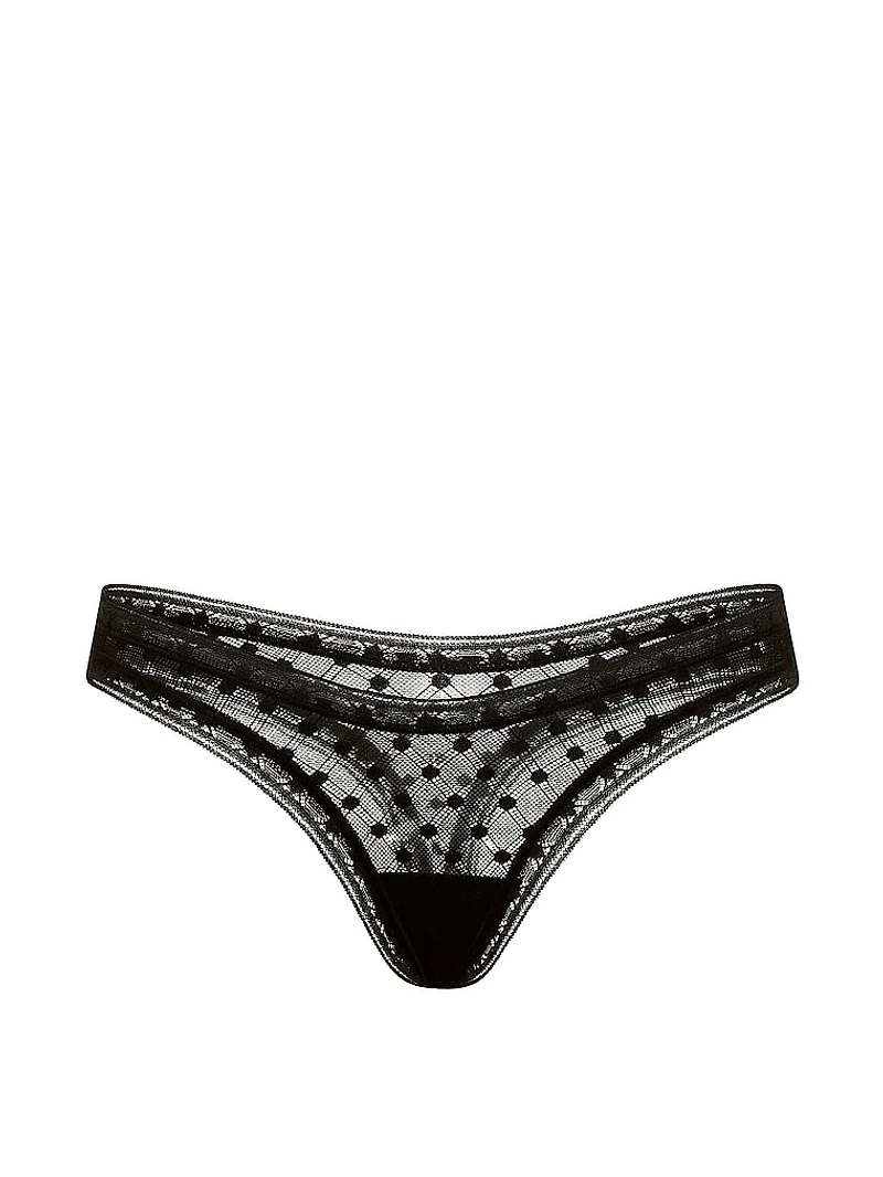 Lace Keyhole Ultra-Mini Scoop Thong Panty
