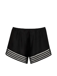 Washable Silk Sheer Stripe Short