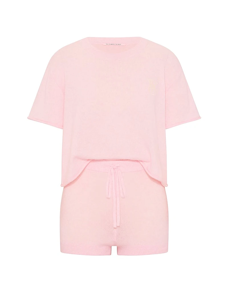 Luxe Knit Tee & Short Set