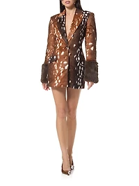 Edel Pinched-Waist Blazer