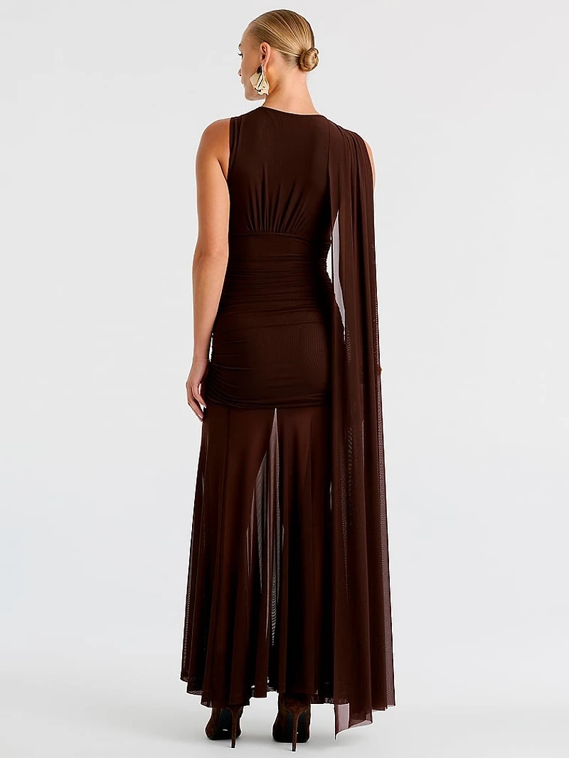 Alverie Mesh Maxi Dress