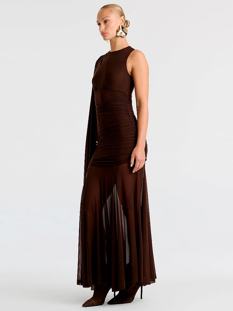 Alverie Mesh Maxi Dress