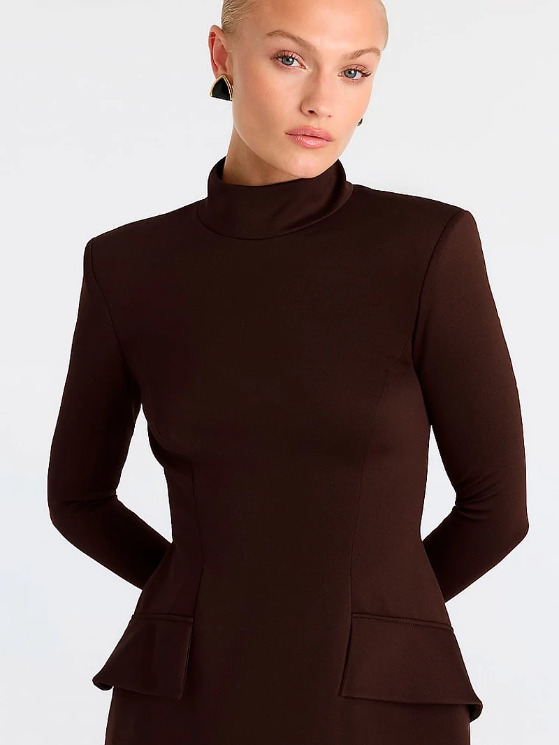 Lizet Long-Sleeve Mini Dress