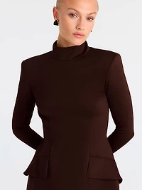 Lizet Long-Sleeve Mini Dress