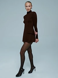 Lizet Long-Sleeve Mini Dress