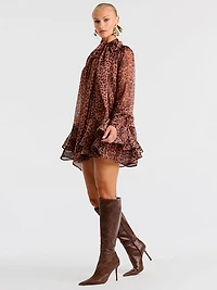 Adrie Babydoll Mini Dress