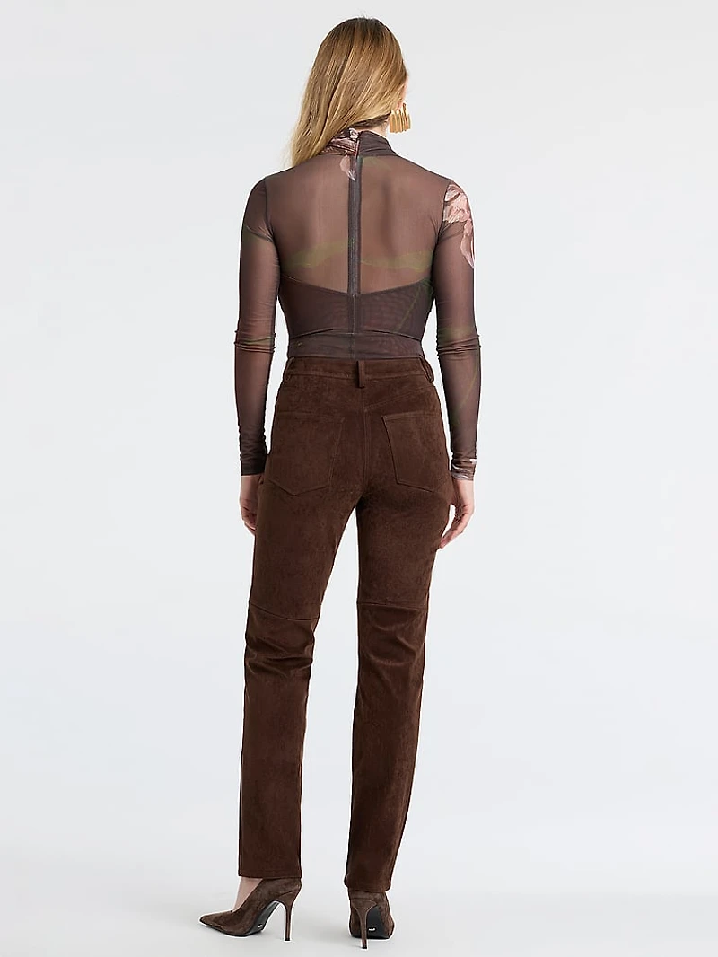 Aliyah Printed Wrap Bodysuit