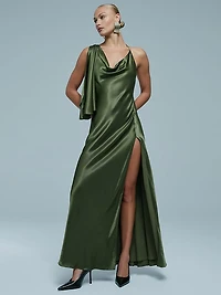 Anastasia Satin Maxi Dress