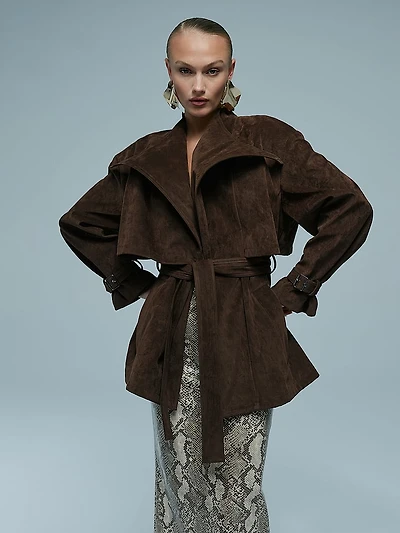 Veronica Vegan Suede Jacket