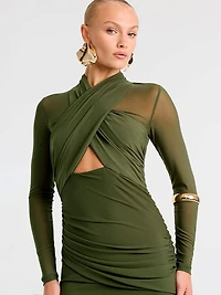 Veria Sport Mesh Maxi Dress