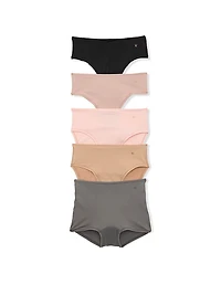 5-Pack Love Cloud Mixed Silhouette Mid-Rise Panties