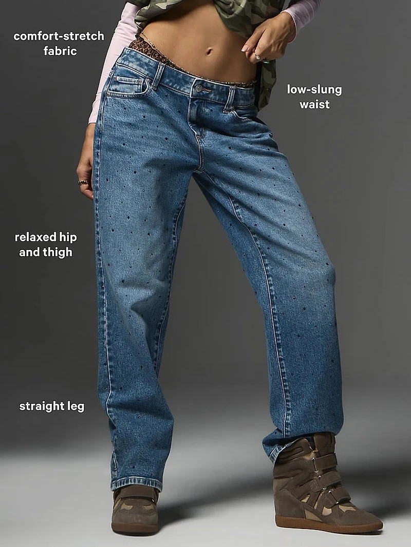 Low-Rise Boyfriend Jeans