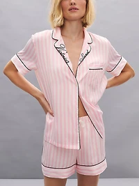 Signature Satin Short Pajama Set
