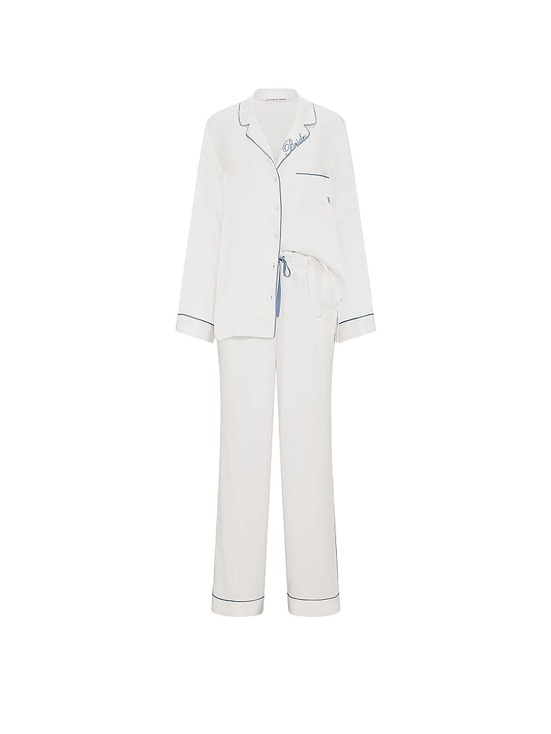 Signature Satin Long Pajama Set