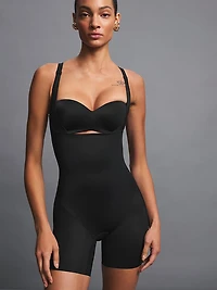Open-Bust Mid-Thigh Sculpting Bodysuit