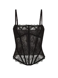 Rose Lace Corset Top