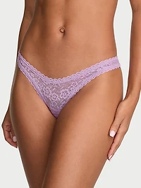 Lace Ultra-Mini Scoop Thong Panty