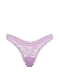 Lace Ultra-Mini Scoop Thong Panty