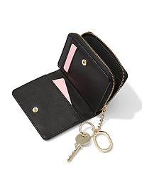 Small Zip Wallet Keychain