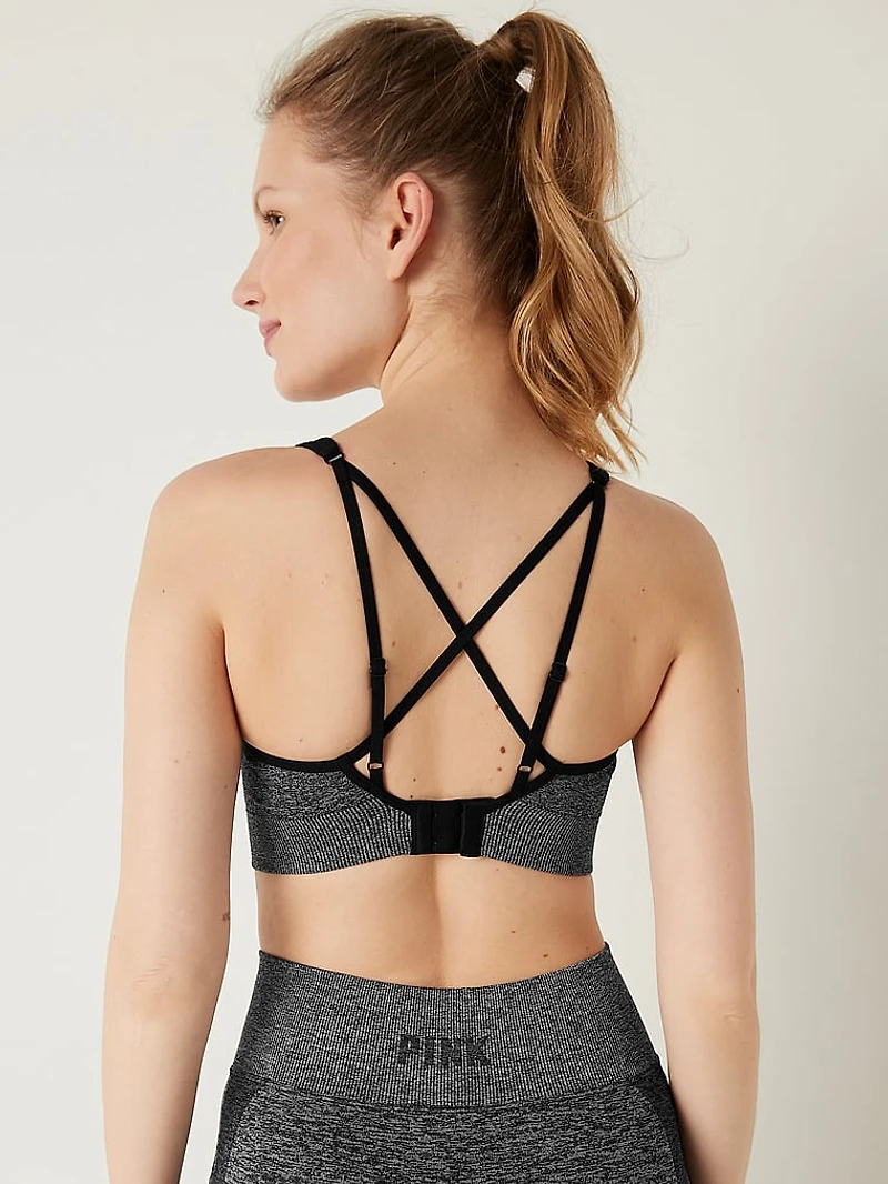 Pink Active Seamless Air Medium-Impact Sports Bra