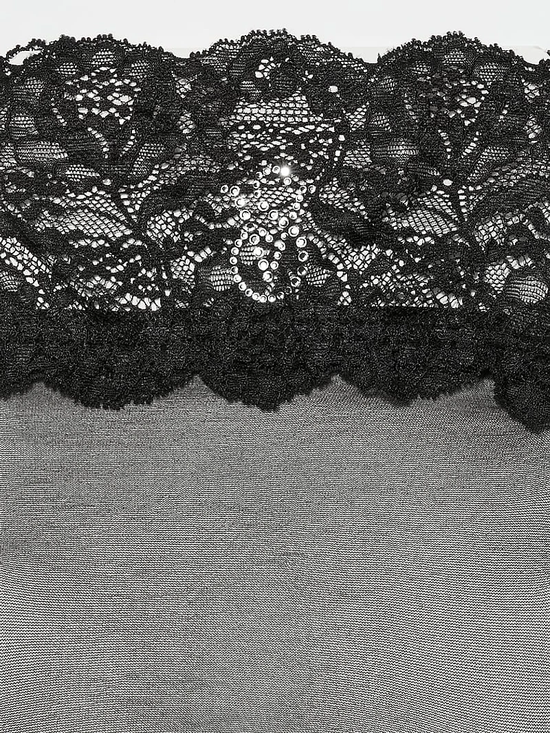 Lace Top Thigh Highs