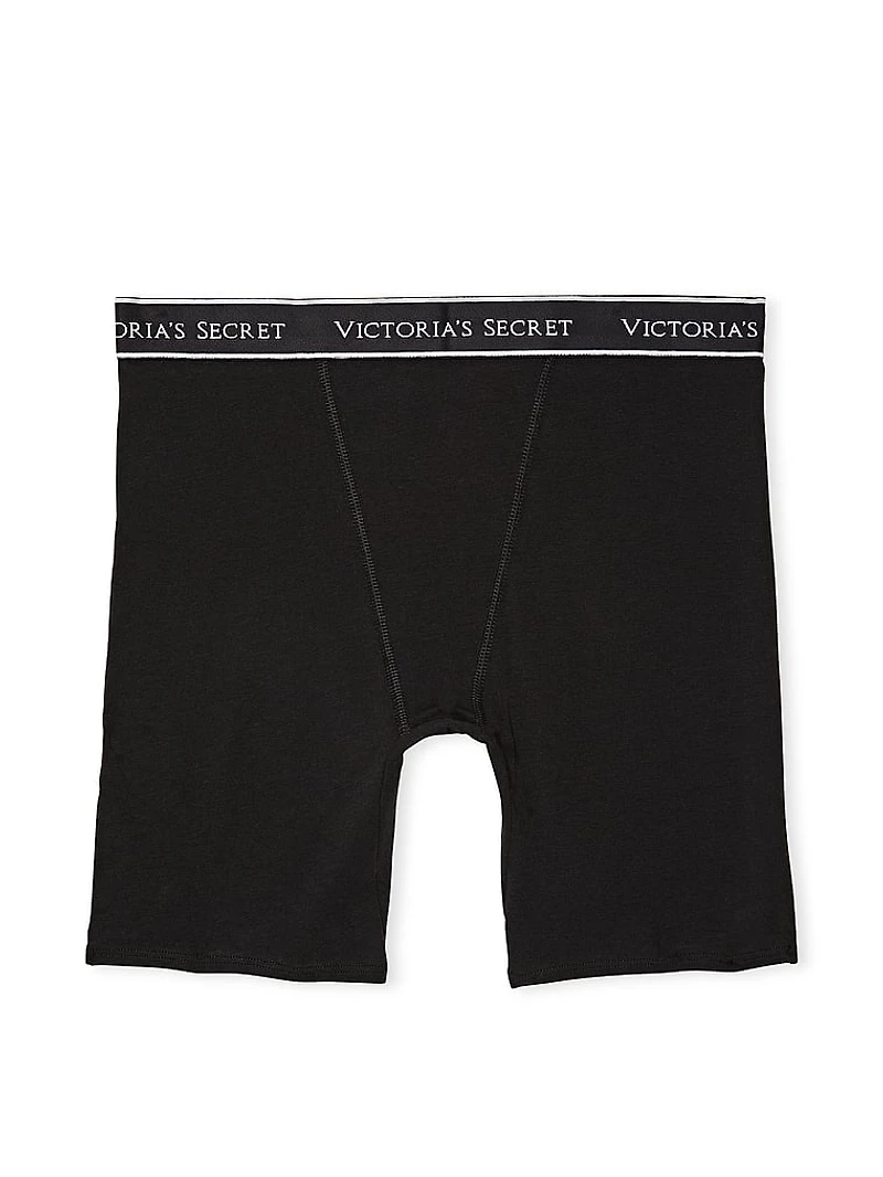 Logo Cotton High-Waist Boxer Brief