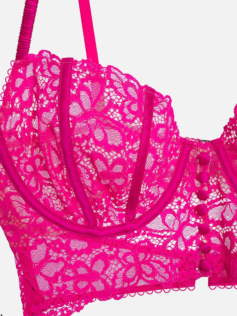 Butterfly Lace Underwire Bra