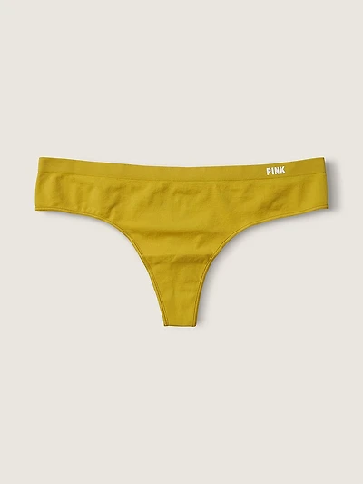 Seamless High-Leg Thong Panty