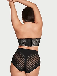 Firm Compression Strapless Lace Longline Bra