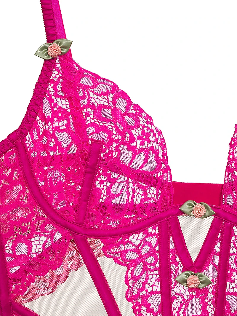 Butterfly Lace Teddy