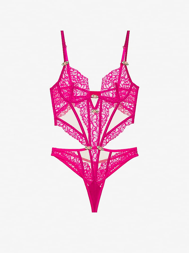 Butterfly Lace Teddy